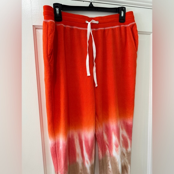 Velvet Heart orange tie dye soft jogger pant bottoms - Picture 11 of 12